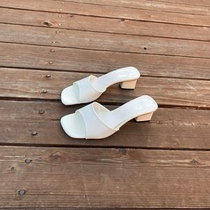 ZARA WHITE MULES